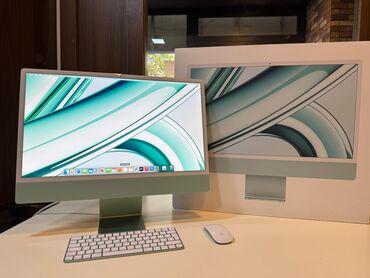 Masaüstü kompüterlər və iş stansiyaları: IMac 24 inch M3 8/8/256gb Green