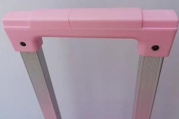 Putni koferi i torbe: Tvrdi kofer za putovanja – ružičasti - Materijal: čvrsta — 2