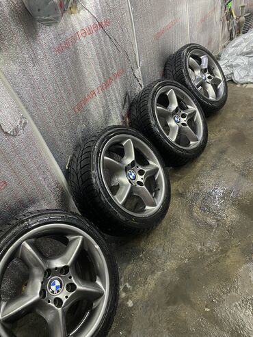 шинный центр цены: Дөңгөлөктөр монтажда 215 / 45 / R 17, Кыш, Колдонулган, Комплект, Жеңил унаалар, Куйма, тешиктери - 5