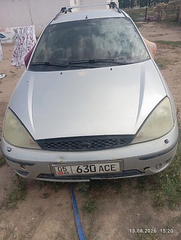 салон машины: Ford Focus: 2003 г., 1.6 л, Бензин, Универсал — 2
