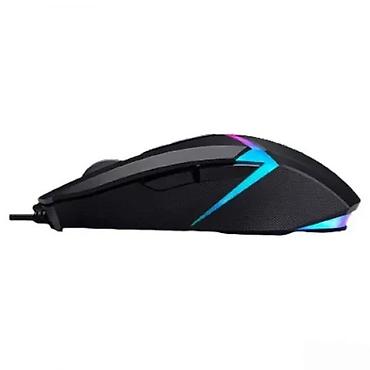 Kompjuterski miševi: Gejming žičani miš sa RGB osvetljenjem - Ergonomski dizajn sa mat — 2