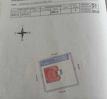 мыкан дом: 6 комнат и более, 189 м², 6 соток, Кок-Джар, Собственник — 8