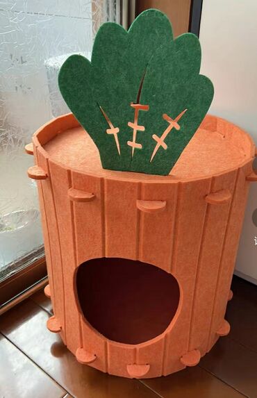 Зоотовары: Домик для котика. Материал типо войлока. Лёгкий, удобный. Коты не — 6