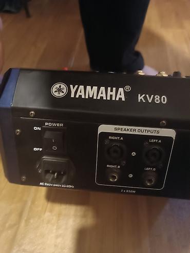 бильярдный стол купить: Yamaha KV80 gücləndiricili miks pultu - 8 mono kanal: hər kanalda XLR — 4