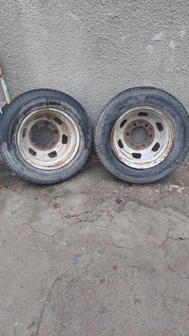 Диски: Железные Диски R 16 Пара, отверстий - 6, Б/у — 5