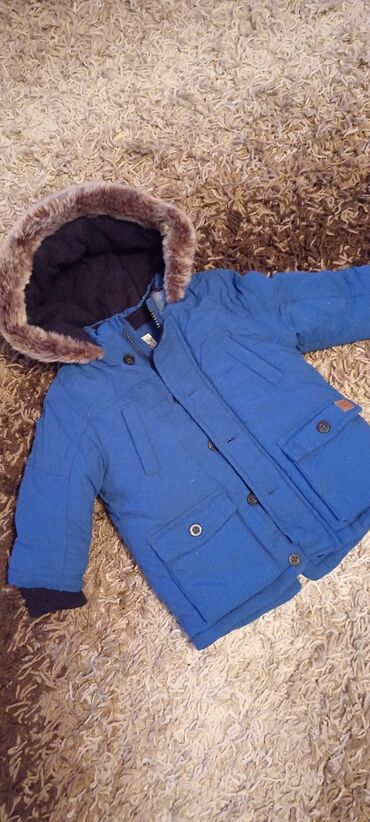 zimske jakne sa pravim krznom: Zimska jakna za decake 74-80 vel, 9-12mes