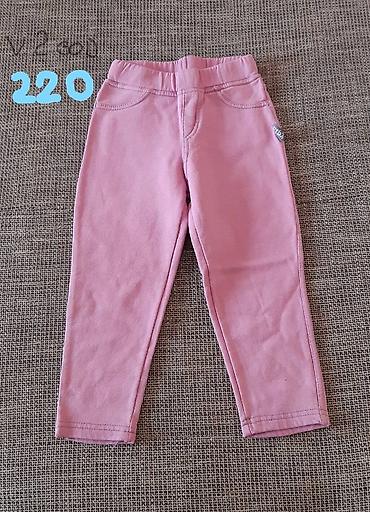 dechatlon skafanderi: Dečije helanke/pantalonice u roze boji. - Model sa elastičnim pojasom — 1