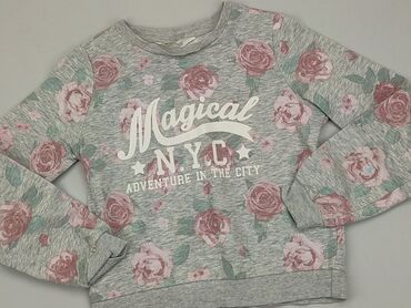 sweterek next dla dziewczynki: Світшот, H&M, 10 р., 134-140 см, стан - Хороший