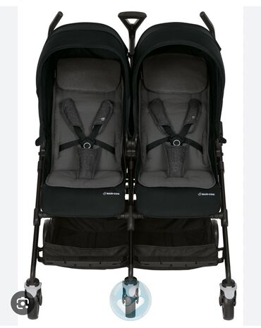 прогулочная коляска cybex бу: Коляска, цвет - Черный, Б/у