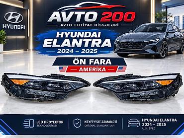 Komplekt, Yaxın və uzaq vuran işıqlar Hyundai, 2025 il, Orijinal, ABŞ, İşlənmiş