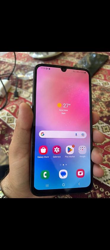 Техника и электроника: Samsung Galaxy A24 4G, 128 ГБ, цвет - Фиолетовый, Отпечаток пальца — 3