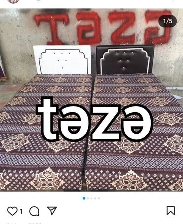 Çarpayılar: Yeni, Təknəfərlik çarpayı, Bazasız, Matrassız, Siyirməsiz — 4