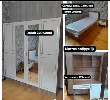 Yataq otağı dəsti – funksional və zərif dizayn Məzmun: - Çarpayı