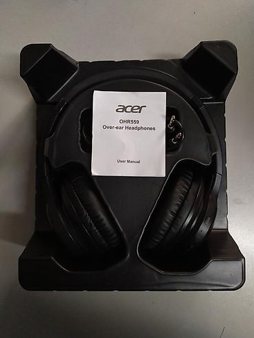 anker soundcore: Проводные полноразмерные наушники, Acer, Б/у, цвет - Черный — 1
