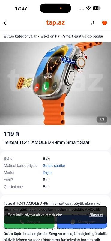 redmi a3 irşad: Salam. Türkiyədə IMEI qeydiyyatı olan iPhone axtarıram. Telefon — 1