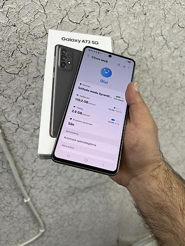 apple ipad 13: Samsung Galaxy A73 5G, 128 GB, rəng - Boz, Sənədlərlə — 3