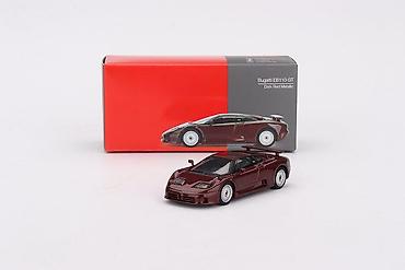 odece: 🏎️ Bugatti EB110 GT – Dark Red Metallic – MiniGT 1:64 MiniGT Bugatti — 1