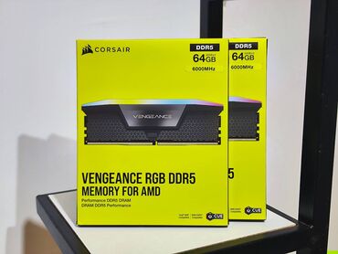 Sərt disklər (HDD): Operativ yaddaş (RAM) Corsair, > 32 GB, > 4000 Mhz, DDR5, PC üçün, Yeni
