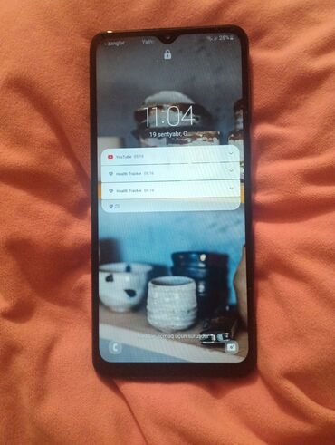 JAC: Samsung Galaxy A12, цвет - Синий, Отпечаток пальца