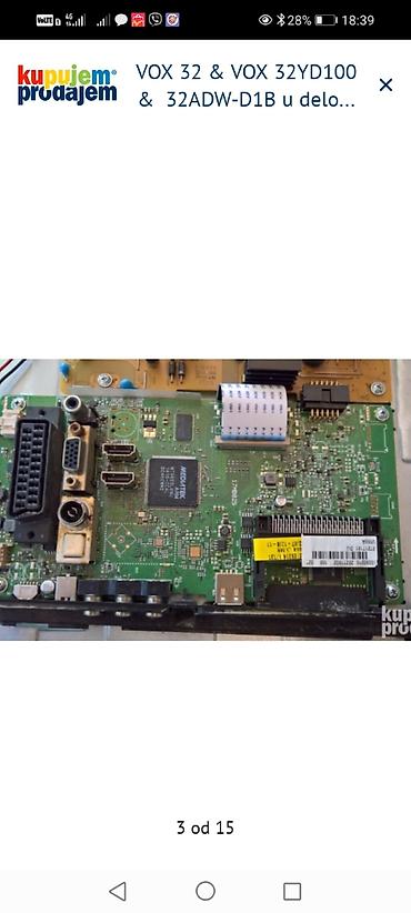 Aksesoari za TV i video: VOX 32” televizori – delovi Dostupni delovi za modele: - VOX 32YD100 na lalafo.rs — 3 Aksesoari za TV i video: VOX 32” televizori – delovi Dostupni delovi za modele: - VOX 32YD100 — 3