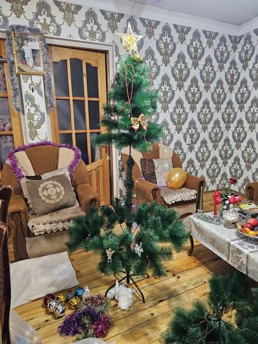 Yeni il ağacları: Süni Yeni il ağacı (Yolka) - Klassik konus formalı, sıx budaqlı — 8