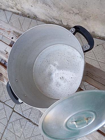 gazan: Qazan, rəng - Gümüşü, Alüminium, 5-dən çox l, 22 sm, Rusiya — 5
