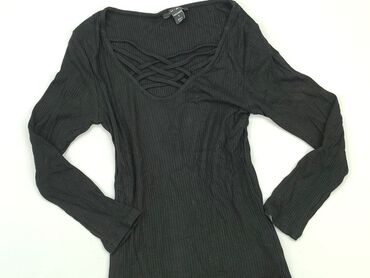 czarne bluzki na jedno ramię: Blouse, Amisu, S (EU 36), condition - Very good