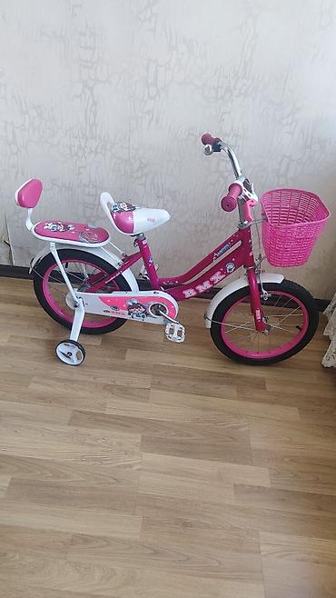 velosiped tekeri: Uşaq velosipedi – BMX tərzində, qızlar üçün dizayn - Rəng: çəhrayı/ağ — 2
