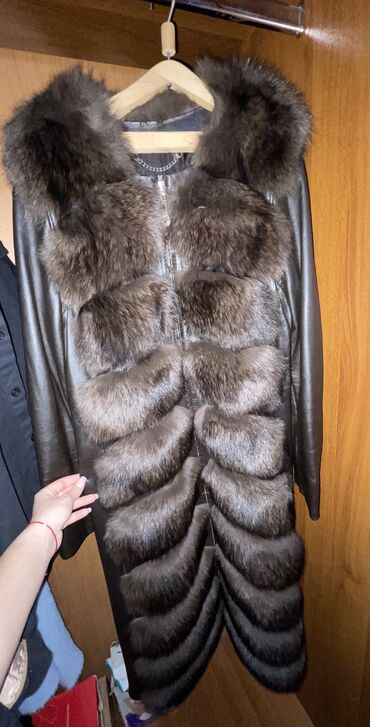 дубленки куртки кожа: Дубленка, Классическая модель, Турция, По колено, M (EU 38), XL (EU 42)