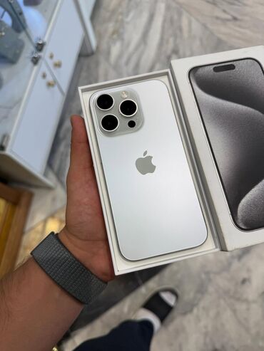 наушник на айфон: IPhone 15 Pro, Серебристый, Коробка