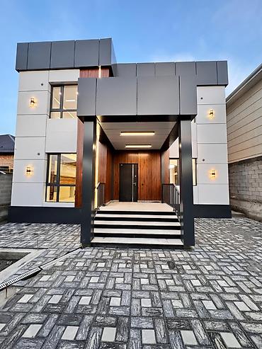 Sale of cottages and houses: 2-этажный дом в стиле хай-тек, ЖМ Арча-Бешик - Площадь участка: 3,60 — 4