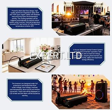 İnverterlər: Yeni Inverter, 3000-5000 Vt, 12 - 220 volt, Ünvandan götürmə, Ödənişli çatdırılma, Rayonlara çatdırılma — 14