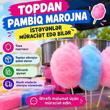 Sifarişlə hazır yeməklər: Topdan pambıq mərəşmeyi (pambıq marojna) hazırlama xidməti - Təzə — 1