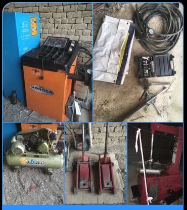 шиномонтажное оборудование бу в Кыргызстан | Шиномонтажное оборудование: Вулканизация апаратуры продаётся Шмонтаж балансировка компрессор азот