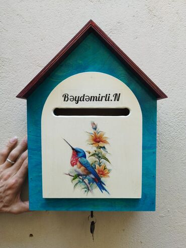Ev üçün digər mallar: 🌿 Taxtadan hazırlanmış əl işi poçt qutusu 🌿 Həm dekorativ, həm də — 2