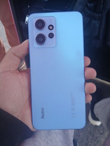 доска мейрама: Redmi, Redmi 12 5G, Колдонулган, 128 ГБ, түсү - Көк, 2 SIM