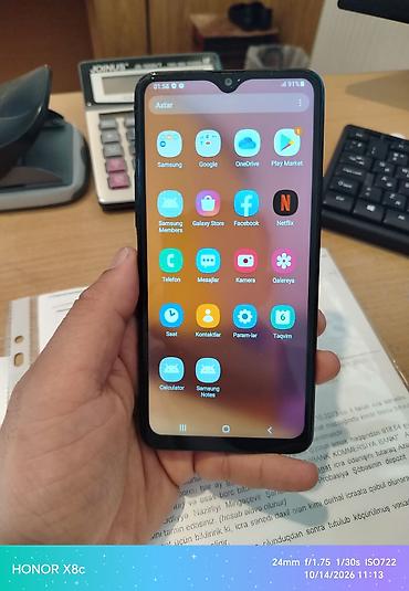 samaung k9: Samsung Galaxy A20s, 2 GB, rəng - Qara, Barmaq izi — 1