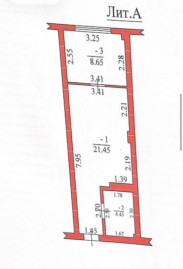 2 уровень: 1 комната, 35 м², Элитка, 2 этаж, Евроремонт — 10
