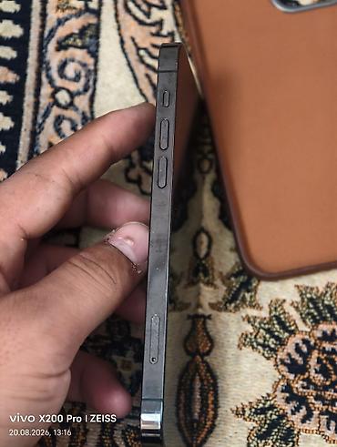 iphone d: IPhone 12 Pro, Б/у, 256 ГБ, Графит, Защитное стекло, Чехол, 8 % — 7