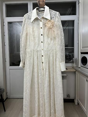 Повседневные платья: Платья женские — набор из 3 моделей 1) Голубое платье с цветочным — 9