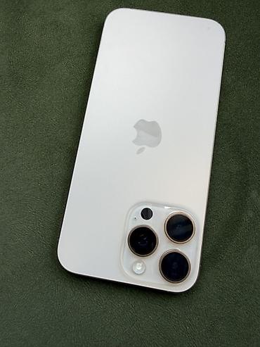 Уюлдук телефондор жана аксессуарлар: IPhone 16 Pro Max, Колдонулган, 512 ГБ, Desert Titanium, 92 % — 1