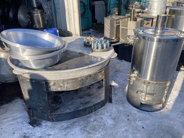 Казаны: Казан, тулга, капкак, титан- самоор, чара, горелка, БОЗ-уй. КОМПЛЕКТ! at lalafo.kg — 2 Казаны: Казан, тулга, капкак, титан- самоор, чара, горелка, БОЗ-уй. КОМПЛЕКТ! — 2