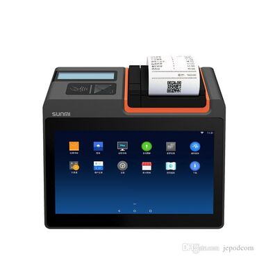 Торговое оборудование: Настольный терминал Sunmi D2 mini (2+8) nfc, 2d, wi-fi, 4g, sim card
