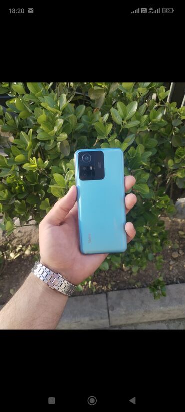 telefon temiri: Xiaomi Redmi Note 12S, 256 GB, rəng - Göy, 
 Düyməli, Barmaq izi, İki sim kartlı