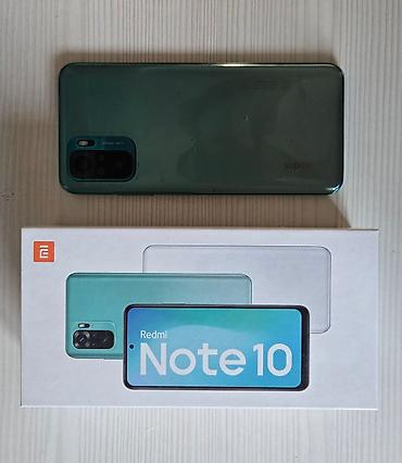 note 3: Redmi, Redmi Note 10, Б/у, 128 ГБ, цвет - Зеленый — 2
