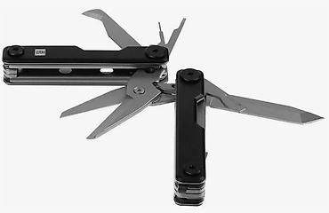 нож мультитул: Мультитул HuoHou Mini (HU0140) Черный Компактный складной — 1
