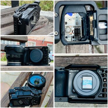 Фотоаппараты: Sony a6500 3батарейки,клетка vijim,обьектив tamron 24mm, флешка 256гб