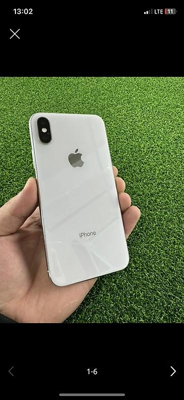 Apple iPhone: IPhone X, 64 ГБ, Белый, Чехол, 80 % — 1