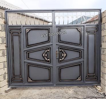 Həyət darvazaları: Istenilen olcude sifariw qebul olunur 650manatdan bawlayan qiymetlerle — 9