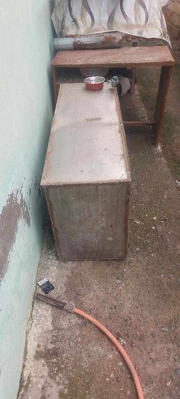 alca tursusu qiyməti: Metal su çəni / bak - Material: qalın divarlı metal (dördkünc forma) — 1